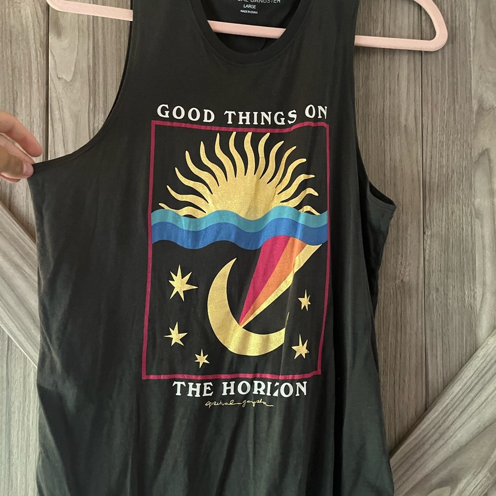 Spiritual gangster muscle tee